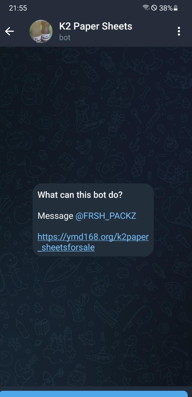 Telegram Bot Screen
