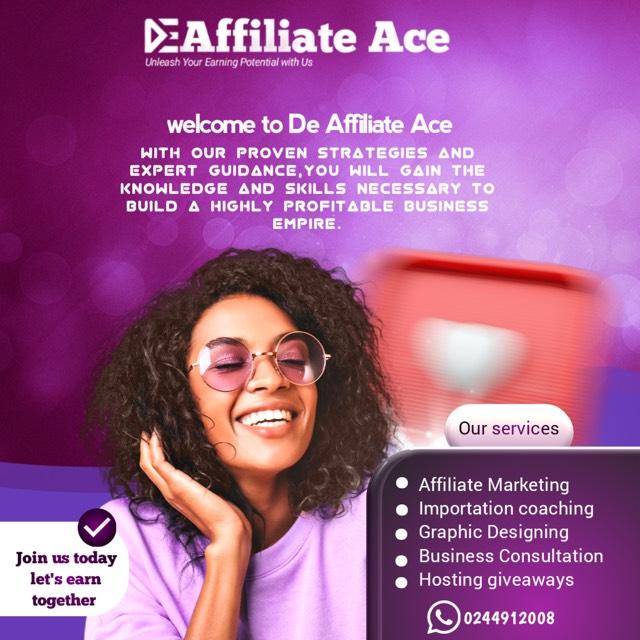 EARN WITH DE AFFILIATE ACE💵💰